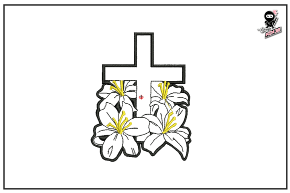 Christian Cross with Lilies Flowers: A Designer’s Review
