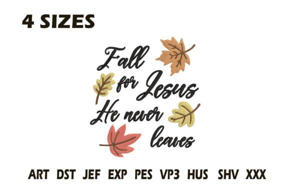 Fall for Jesus He Never Leaves Design Review