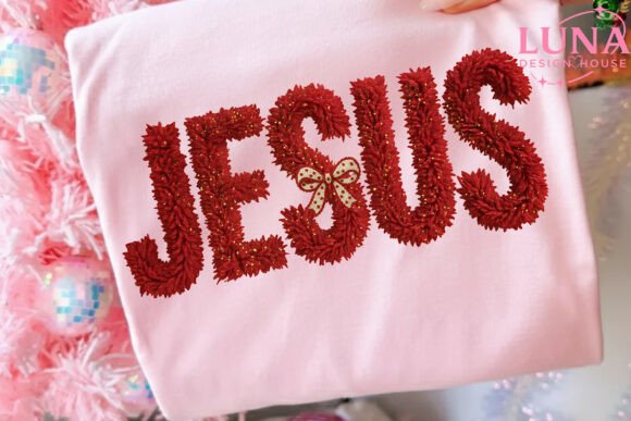 Glitter Hook Yarn Faux Embroidery Jesus: A Designer’s Review