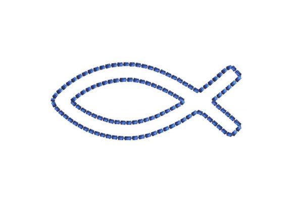 Jesus Fish Bean Stitch Oval: Seasonal Embroidery Review