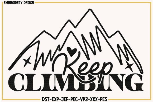Keep Climbing Christian Embroidery: Designer Review