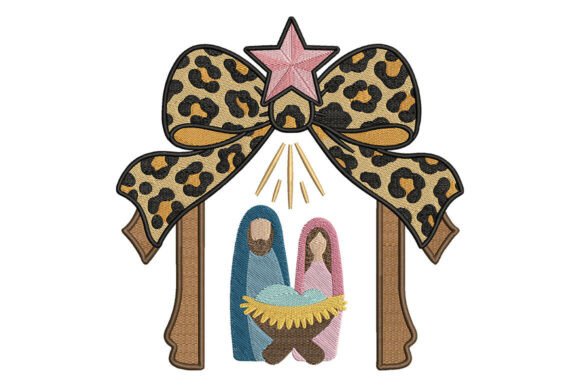 Leopard Nativity Bow Embroidery: A Designer’s Review