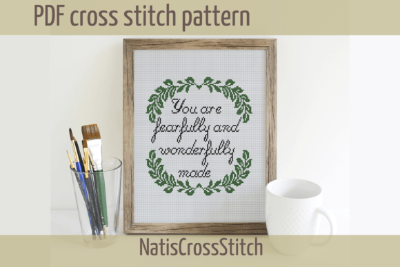 Religious Cross Stitch Pattern Psalm 139 Review