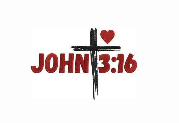 Reviewing JOHN 3 16: A Faith-Based Embroidery Design for Real Projects